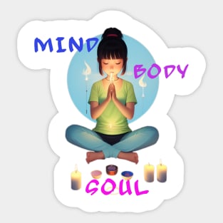 Mind, Body and Soul Sticker